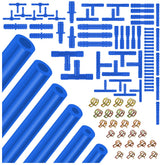 BILEKSU front packaging showing full 94-piece vacuum hose kit for easy identification