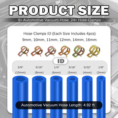 BILEKSU hose ends close-up showing inner diameter options and tight-fitting benefit