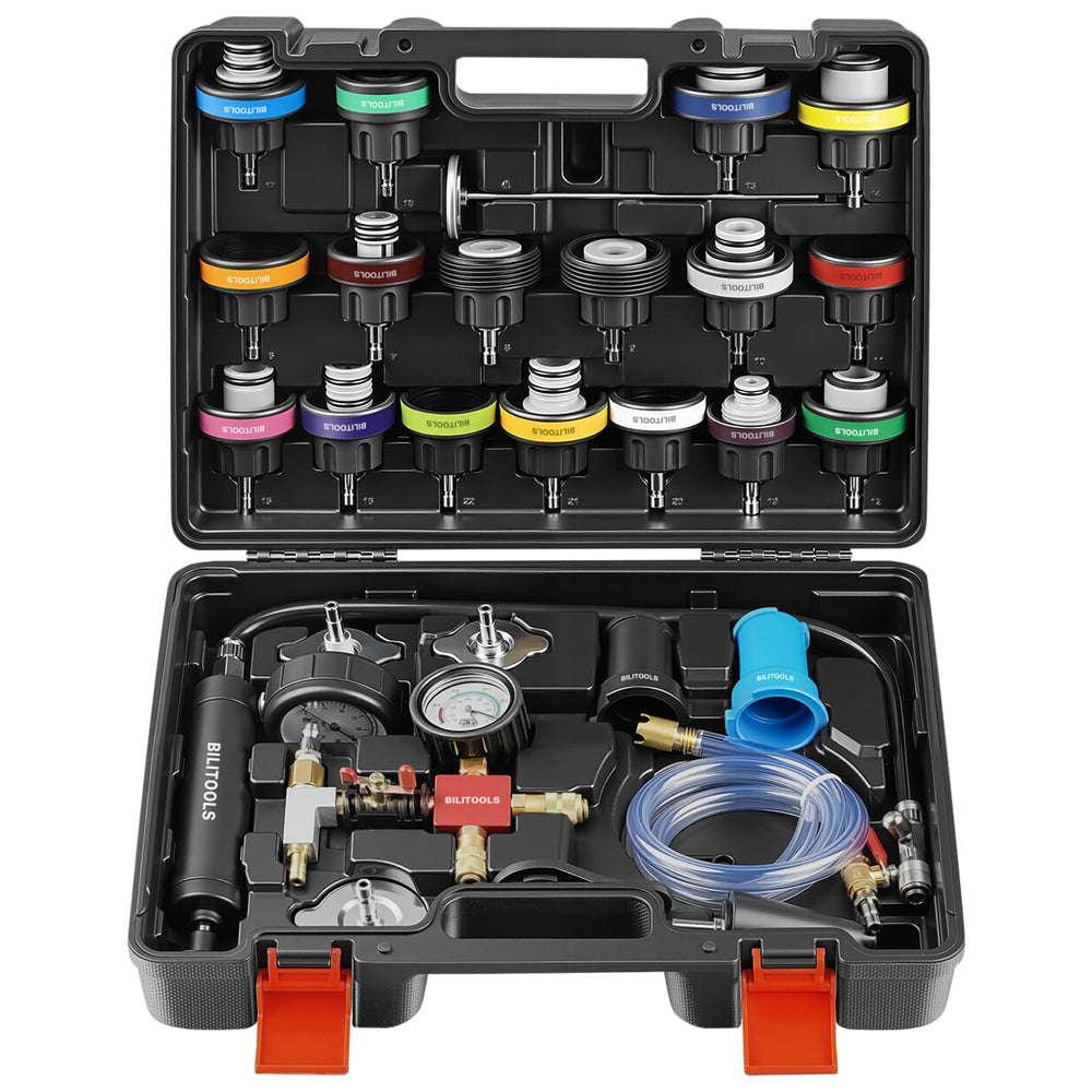 BILITOOLS full kit laid out showing case and all 28 pieces for quick selection