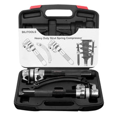 BILITOOLS front view of compressor set showing robust build and safety features