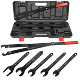 BILITOOLS front view of complete kit showing wrenches and pulley holder for fast identification and readiness