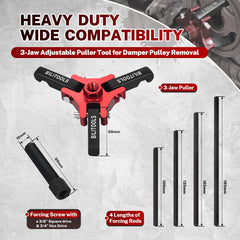 BILITOOLS jaw mechanism close-up with clevis pin for fast setup and reliable grip