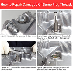 BILITOOLS layout of copper and aluminum washers highlighting sealing options for leak prevention