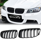 BILLDIO front view gloss black grille showing aggressive new look
