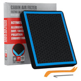 Billowy CF12150 front view showing full filter and pleats for reliable fitment