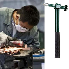 BinaryABC hammer in use on a car panel showing controlled dent repair benefit