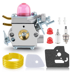 BioLion 330LK front view showing carburetor with clean casting and ports for quick fit