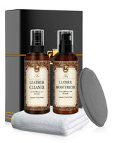 BIOOICH front packaging kit showing complete leather care set and convenience