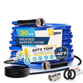 Bipeoo front view packed hose showing robust design and easy setup