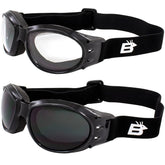 Birdz front view goggles showing frame and lenses for all-weather protection