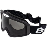 Birdz front view of Pelican goggles showing full coverage and clear benefit