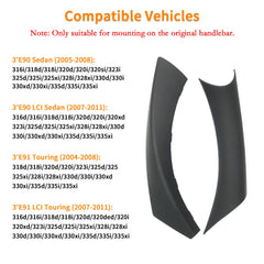 BJchiwu being snapped onto a BMW handle for quick tool-free installation
