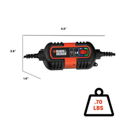 BLACK+DECKER BM3B rear panel and mounting bracket for secure installation benefit
