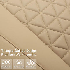 Black Panther wrapped edge detail protecting seat seams from wear