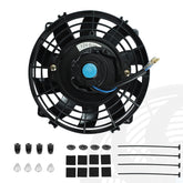 BLACKHORSE-RACING 7 inch front view showing compact fan and airflow benefit