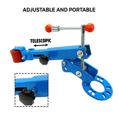 BLACKHORSE-RACING adjustable arm joint illustrating range and controlled leverage