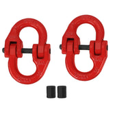 BLACKHORSE-RACING front view showing two red hammer lock connectors, durable heavy-duty design