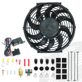 BLACKHORSE-RACING front fan assembly showing airflow and cooling benefit