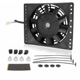 BLACKHORSE-RACING front view of fan kit showing compact design and easy fit