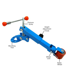 BLACKHORSE-RACING roller head close-up showing smooth surface for even arch reforming