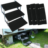 BLACKHORSE-RACING front view of three step covers showing pack contents and size benefit