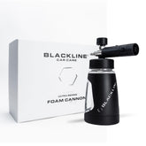 Blackline foam cannon front view showing robust body and professional finish