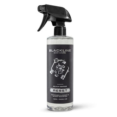 Blackline Reset front bottle showing product and Dark Ice scent benefit