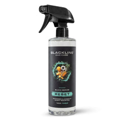 Blackline Reset front label showing product name and Oasis scent benefits