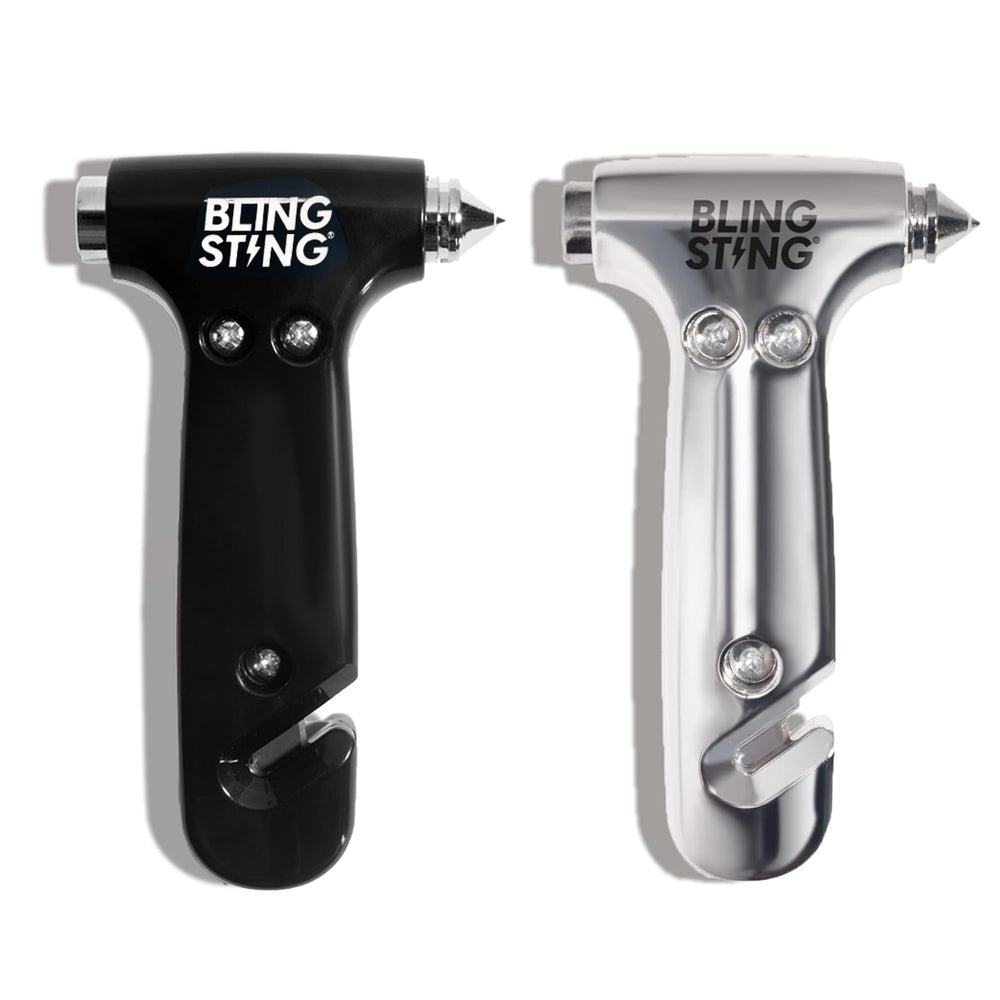 BLINGSTING front view showing hammer and cutter for quick access