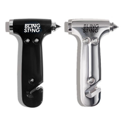 BLINGSTING front view showing hammer and cutter for quick access