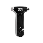 BLINGSTING safety hammer front view showing complete tool and benefits