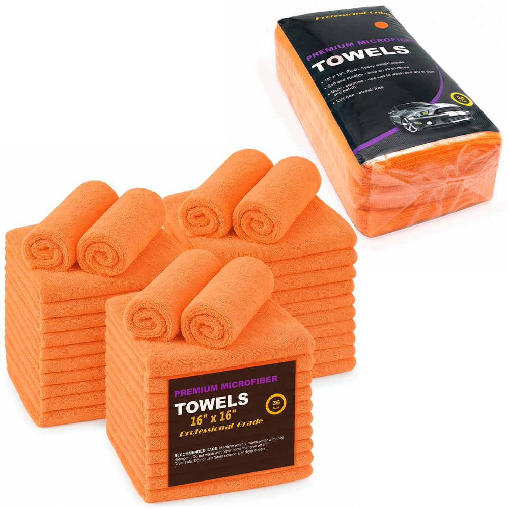 Blue Horizon front packaging showing the 36-count orange towels and value