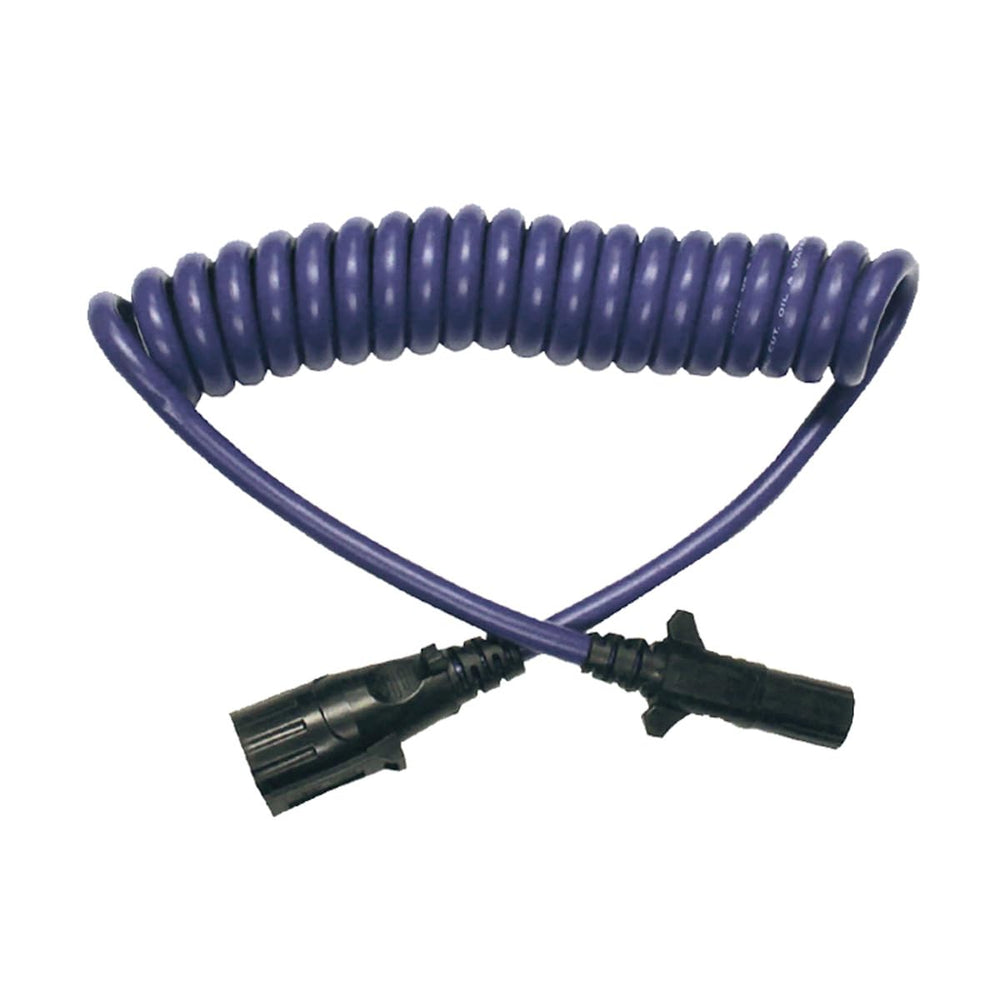 Blue Ox front connector showing plug and benefit of fast hookups