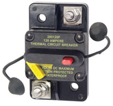 Blue Sea Systems 7188 front view showing lever and compact housing for safe switching