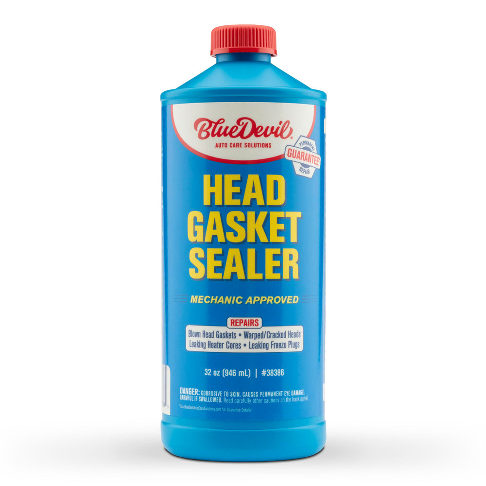 BlueDevil front label showing product and benefits