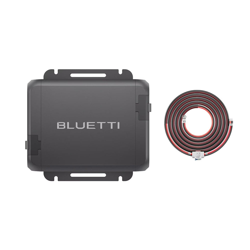 BLUETTI Charger 1 front view showing compact design and mounting points for easy installation