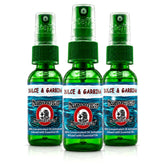 Blunteffects Dulce & Garbina front packaging showing three bottles offers bold fragrance