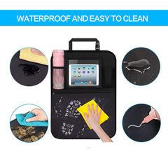 BLYPHOO transparent tablet pocket with device inside, enables hands-free viewing