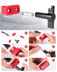 BMKCT close-up of tamper-resistant screws highlighting durable anti-theft design