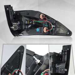 BOGYL right tail light rear connector close-up showing plug-and-play benefit