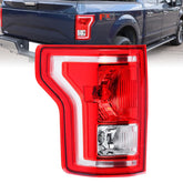 Boine left tail light front view showing clean fit and improved rear appearance