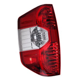 Boine left tail light front view showing fit and improved safety