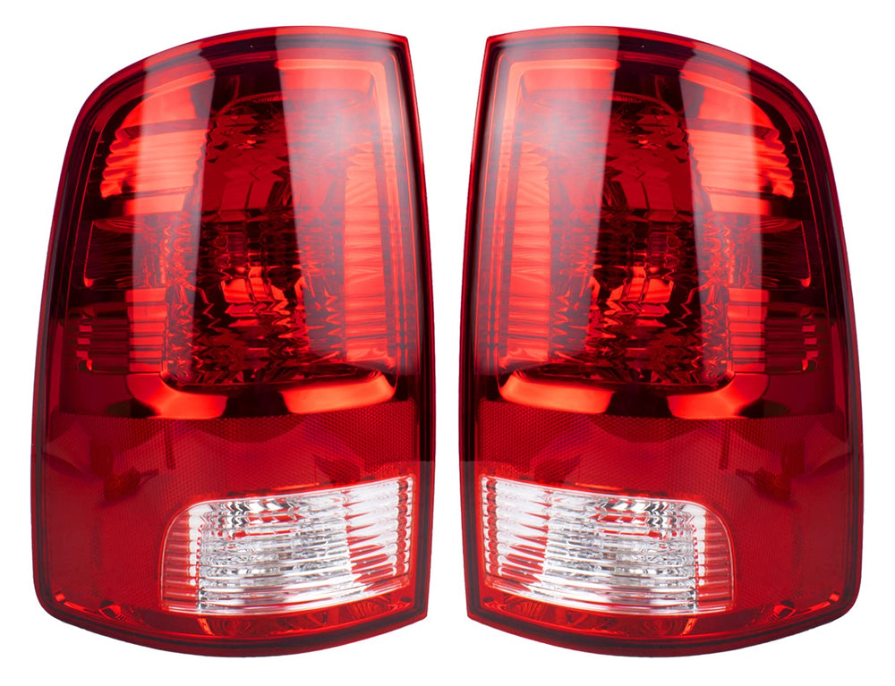 Boine front view of both taillights showing fit and finish benefit