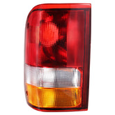 Boine front view of tail light showing lens and fit for clear rear visibility