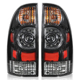 Boine tail light front view showing black bezel and clear lens, improves rear styling