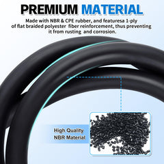 Boltigen cooler hose installed on a vehicle showing correct routing and safety