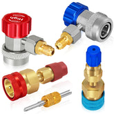 Boltigen quick coupler kit front view showing all adapters for easy identification and use