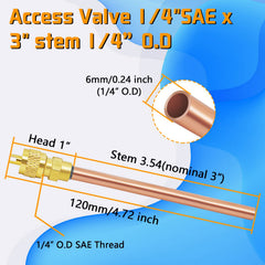 Boltigen valve close-up showing poppet core and durable metal, reliable access