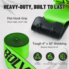 Bolvixor flat hook close-up showing powder-coated steel durability benefit