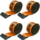 Bolvixor front packaging showing four winch straps and flat hooks, highlighting durability